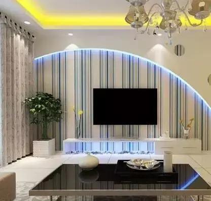 电视墙没造型怎么行，几十款造型参考案例，总有你家能用得上的