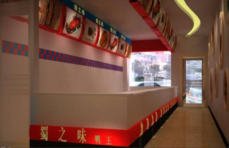 三款熟食店装修效果图案例
