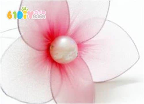 简单的丝袜花制作教程