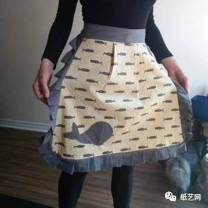 小鲸鱼围裙,布艺手工制作教程