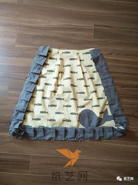 小鲸鱼围裙,布艺手工制作教程