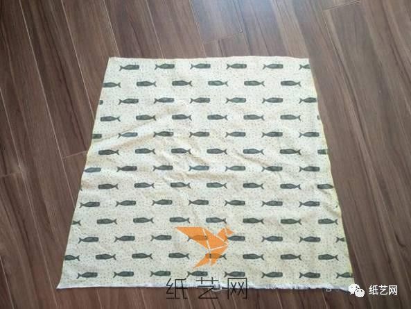 小鲸鱼围裙,布艺手工制作教程