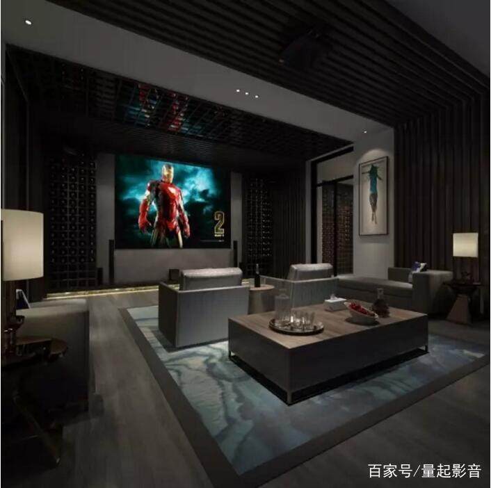 家庭影院这样设计,原来这么美