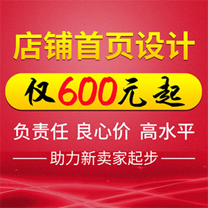 天猫淘宝店铺首页装修设计网店电脑无线页面制作定制兼职美工包月