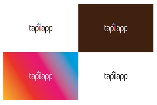字母taplapp软件公司logo设计欣赏