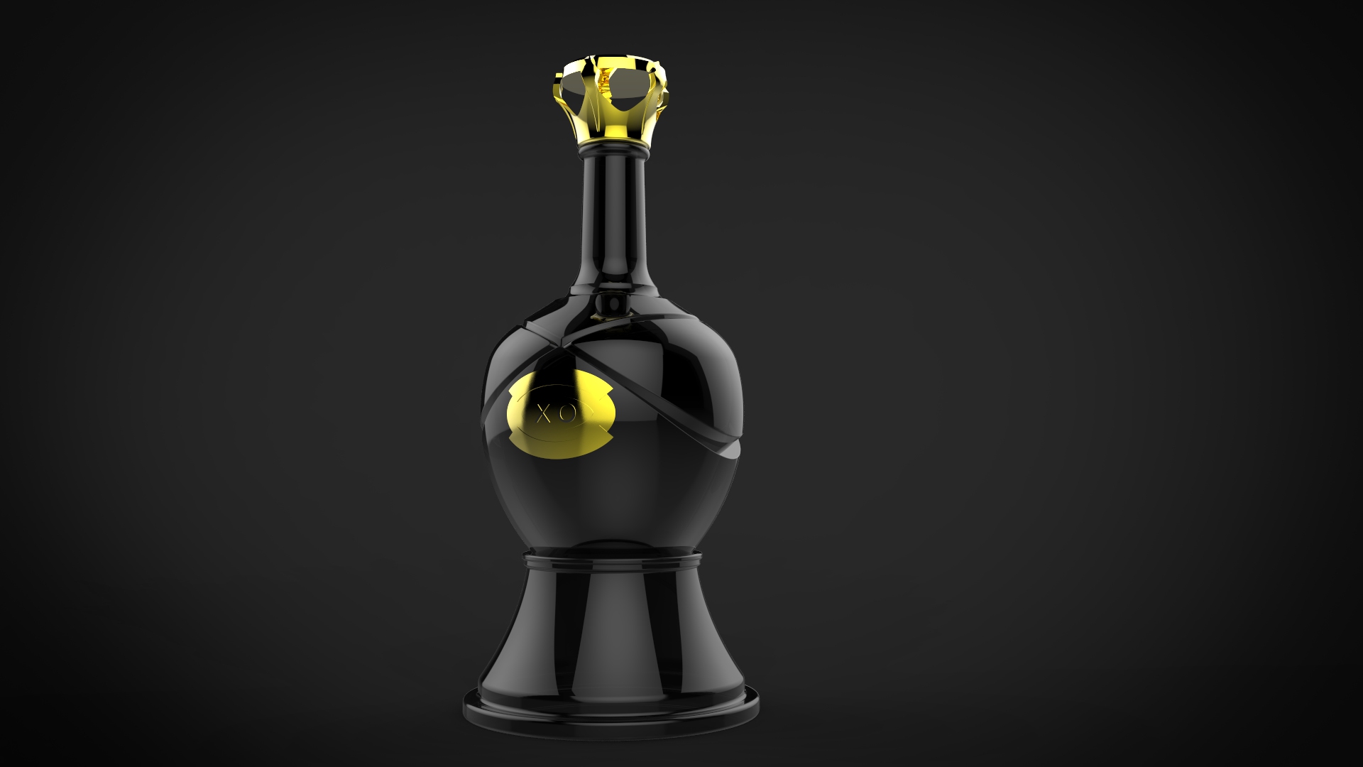 洋酒酒瓶包装设计