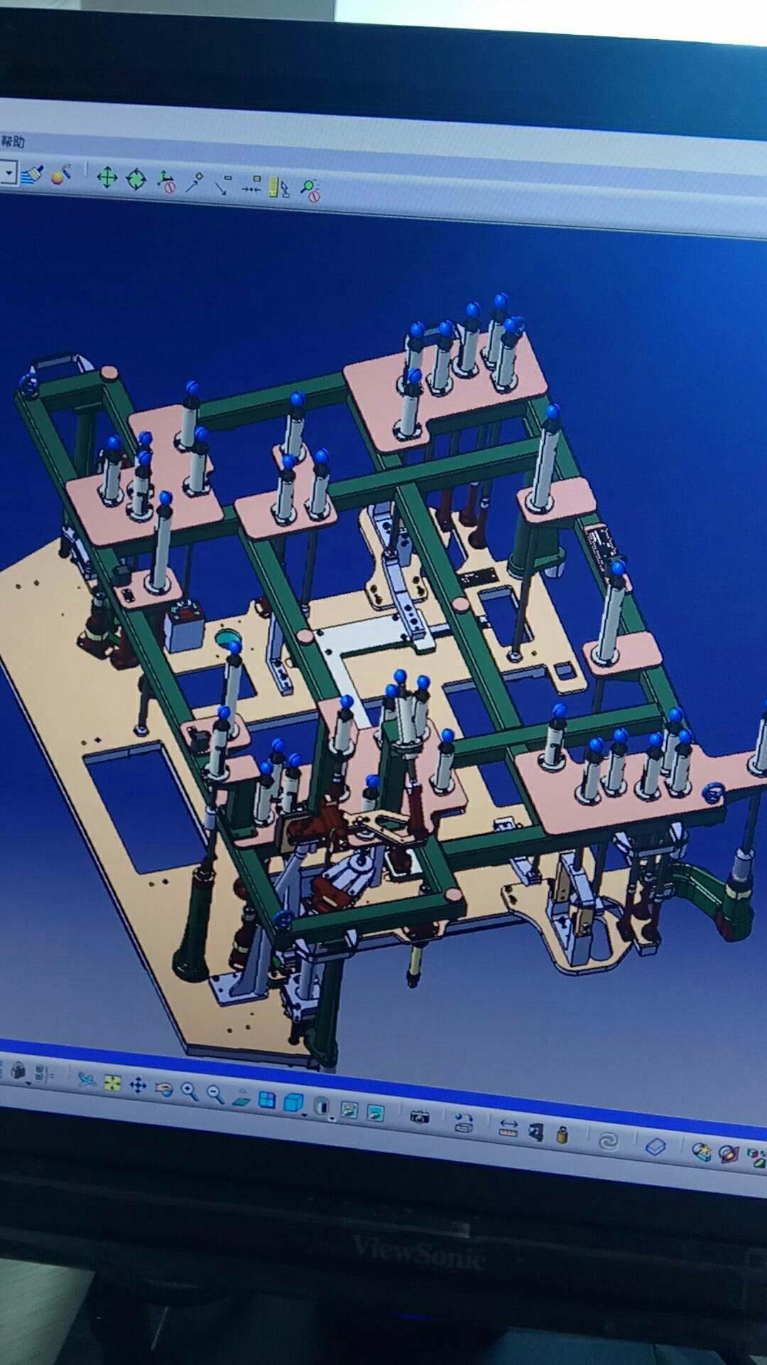 托盘定位点检测