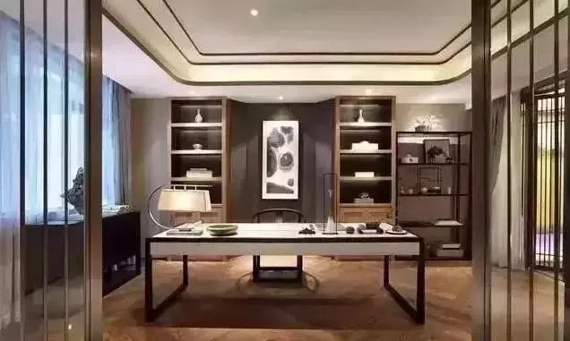 书房装修效果图设计,最近比较流行的书房设计!