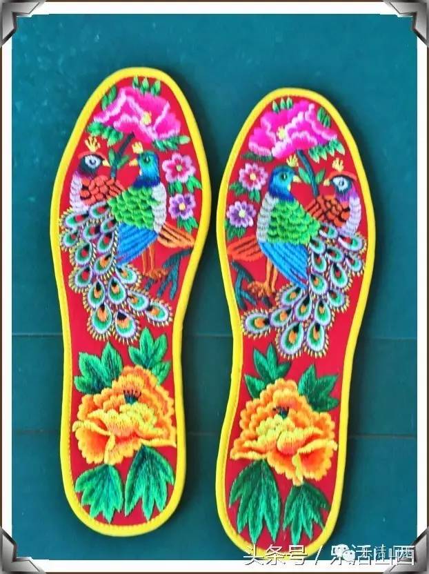 令人惊艳的手工鞋垫图案大全，绣花鞋垫图案大全