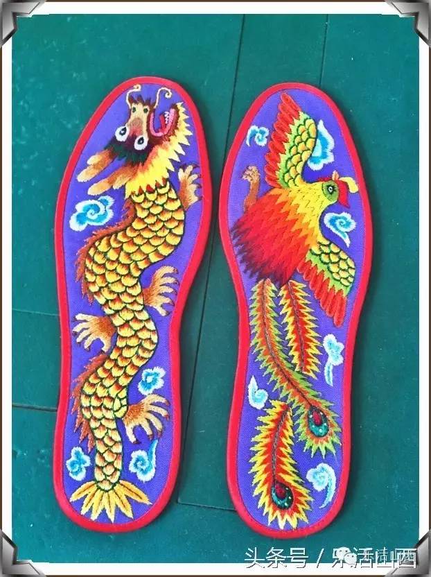 令人惊艳的手工鞋垫图案大全，绣花鞋垫图案大全
