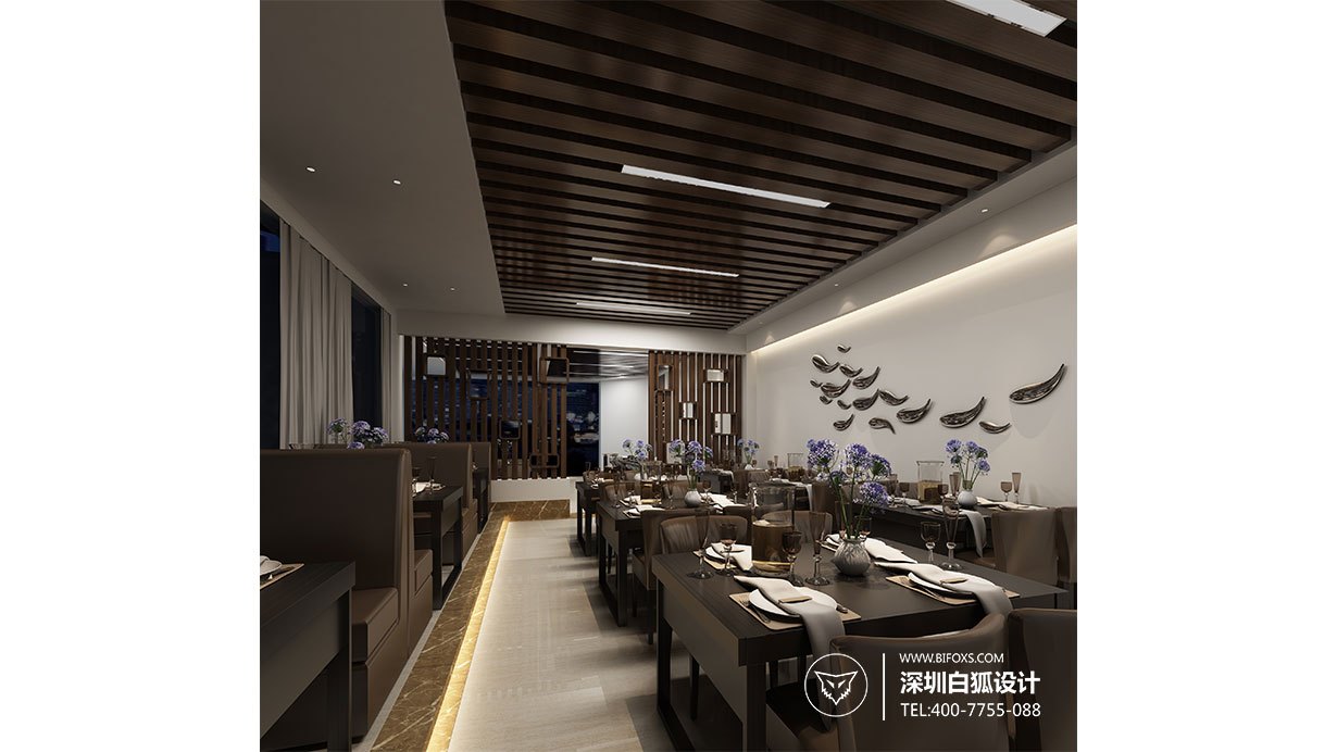 简约创意餐厅设计|餐饮空间设计