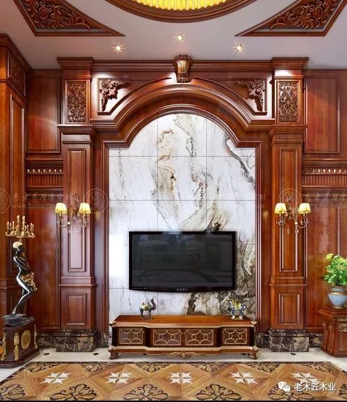 绝美欧式整木家装设计效果图 流淌着高贵气息！