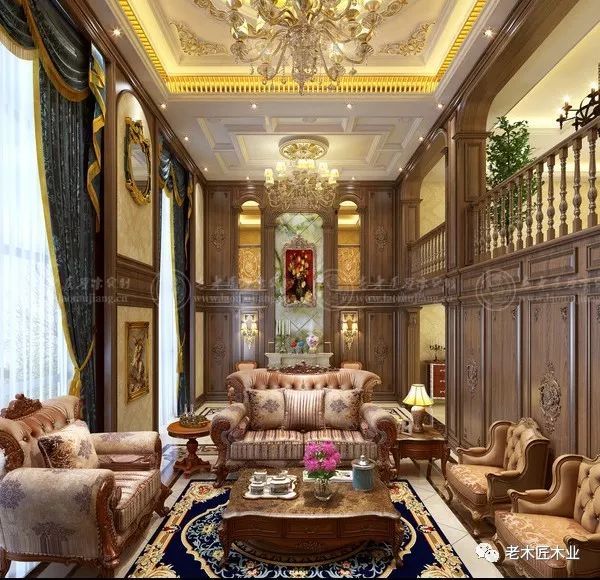 绝美欧式整木家装设计效果图 流淌着高贵气息！
