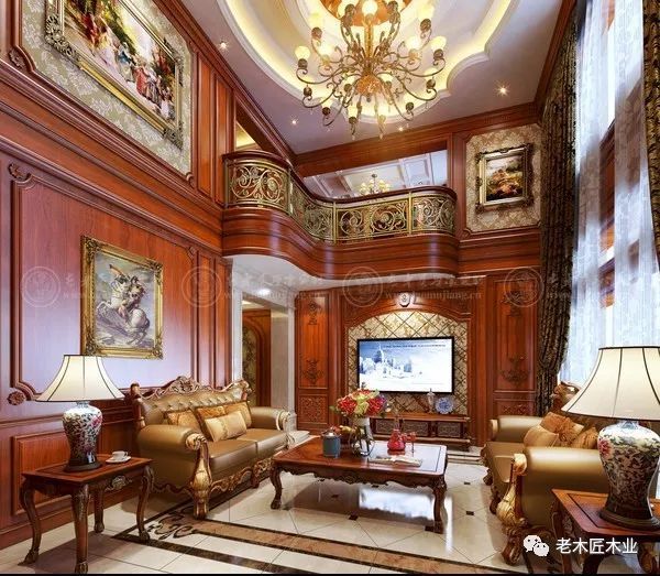 绝美欧式整木家装设计效果图 流淌着高贵气息！