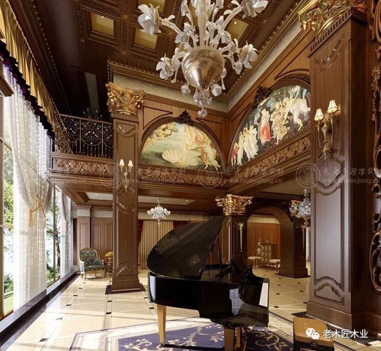 绝美欧式整木家装设计效果图 流淌着高贵气息！