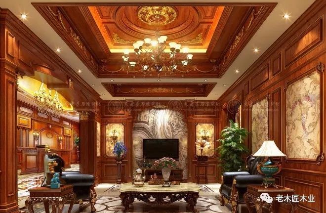 绝美欧式整木家装设计效果图 流淌着高贵气息！