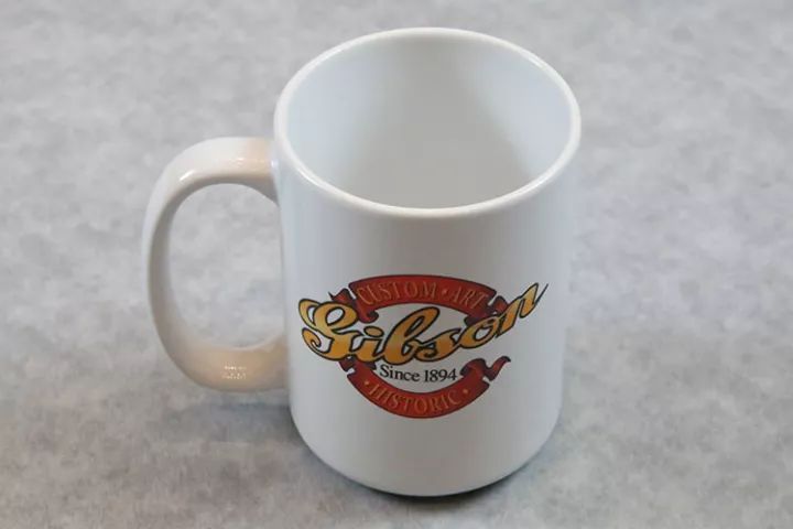 最后用Gibson马克杯来杯咖啡