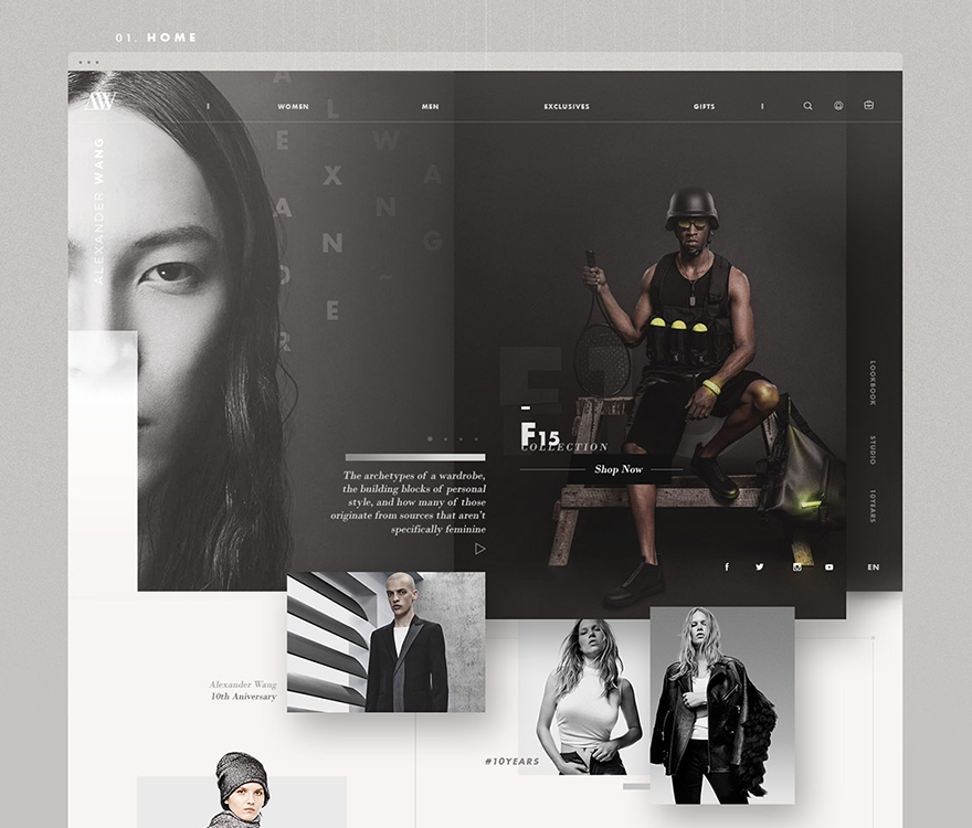 时尚大气服饰网站