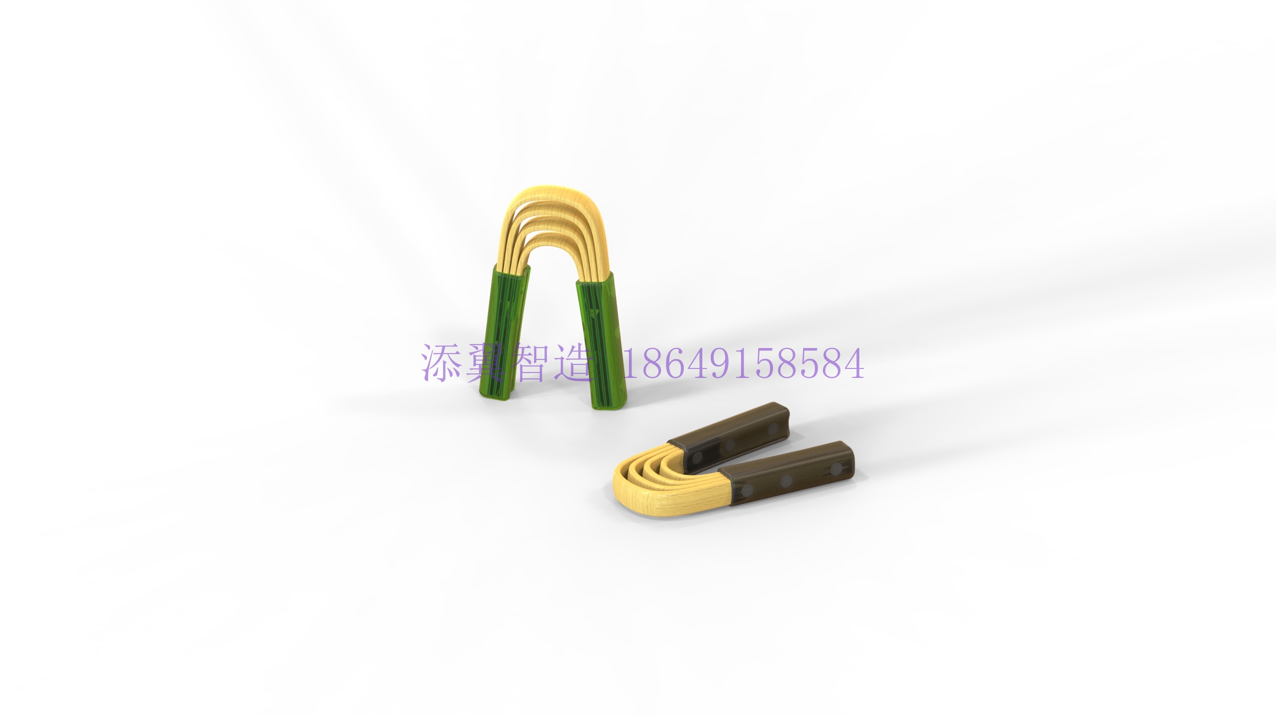 健身-竹材质握力器