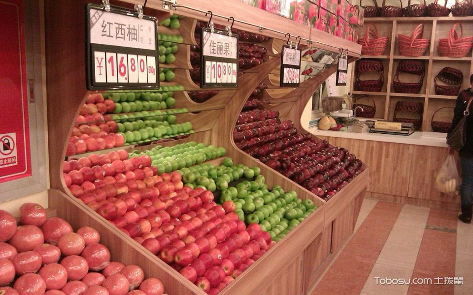 水果店这样装修生意火爆，水果店装修效果图欣赏