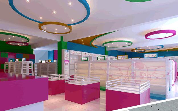 开孕婴店需要注意什么？孕婴店装修效果图设计欣赏_