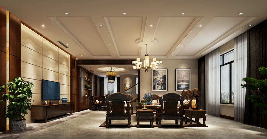 室内设计-现代中式