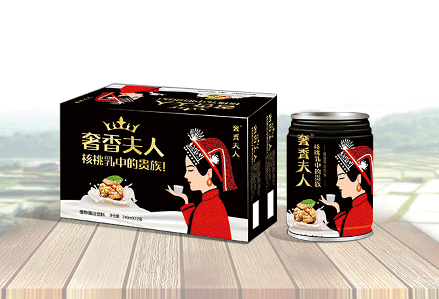 奢香夫人核桃乳系列包装