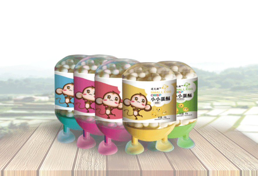 萌克猴儿童食品系列包装