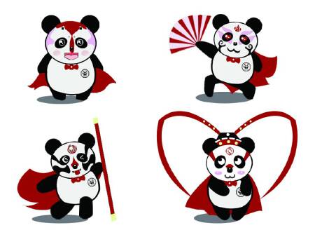 企业店铺吉祥物logo元素设计