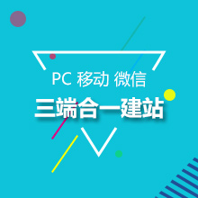 pc、移动端、微信端三端和一网站建设