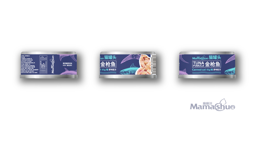 麻麻说猫咪罐头包装