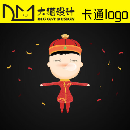 卡通logo设计企业卡通形象设计公司标志海报吉祥物设计