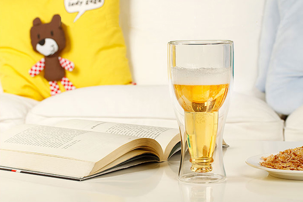 Homee 双层透明玻璃杯 创意玻璃瓶怎么设计?10个漂亮的创意玻璃瓶设计案例欣赏
