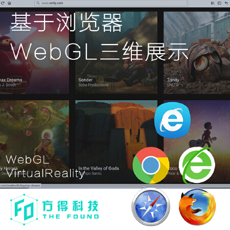 WebGL基于浏览器三维展示，工业仿真开发，unity3D开发