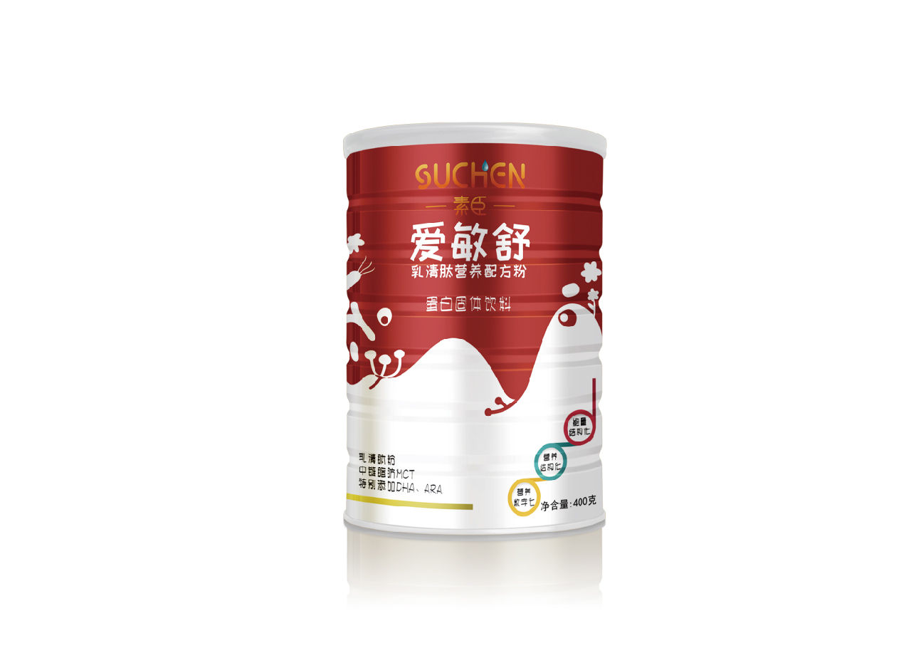 素臣爱敏舒固体饮料包装设计