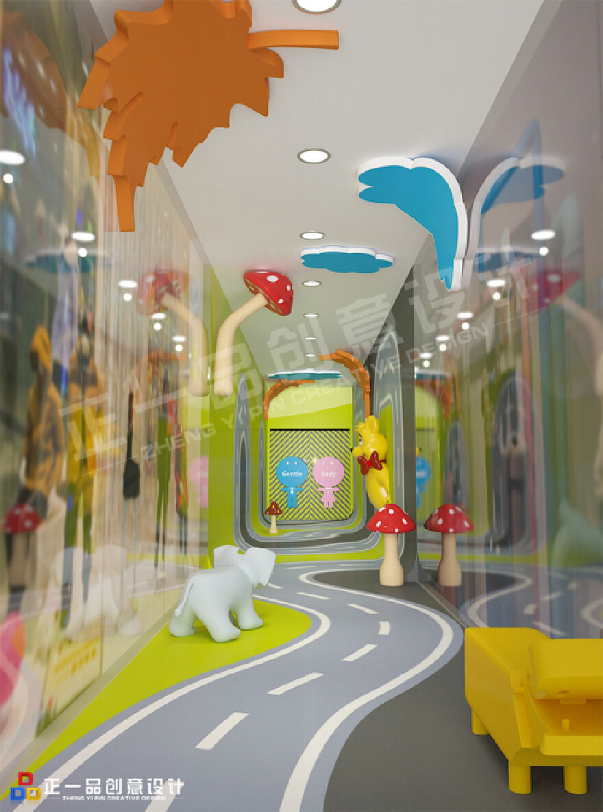 商场通道氛围装饰-案例展示-一品威客网