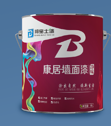 邦宝士涂料桶外包装设计