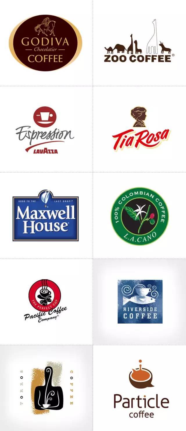 2019国外好看的咖啡馆logo图片大全