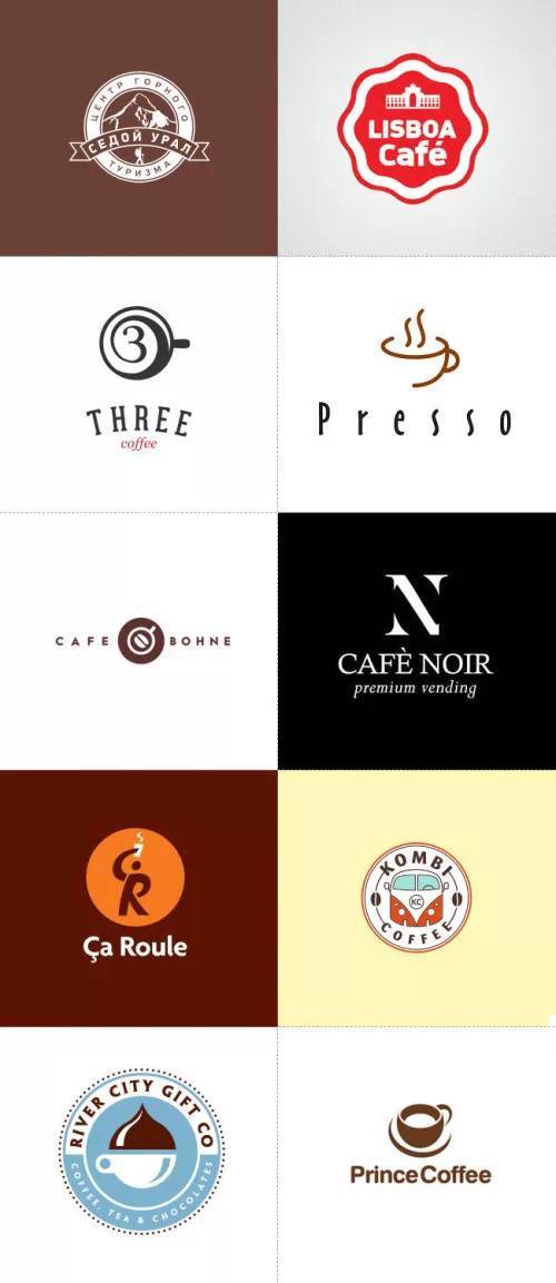 2019国外好看的咖啡馆logo图片大全