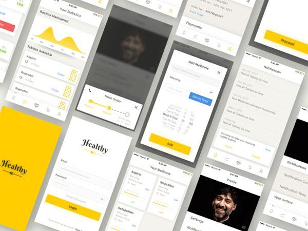 2019简洁实用的医疗软件UI设计欣赏