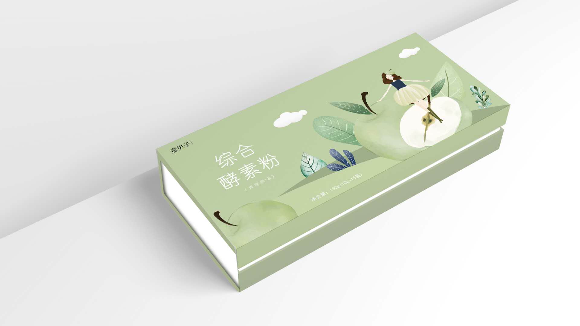 插画包装设计-综合酵素粉