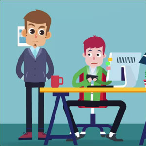 MG扁平动画飞碟说动画