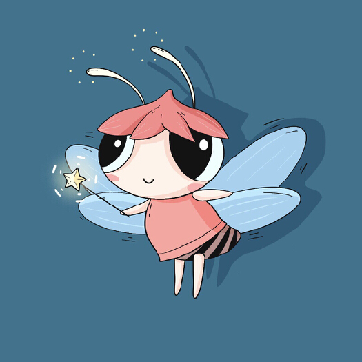 萤火虫的卡通形象设计