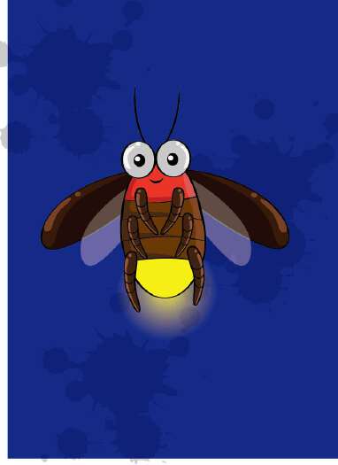 萤火虫的卡通形象设计