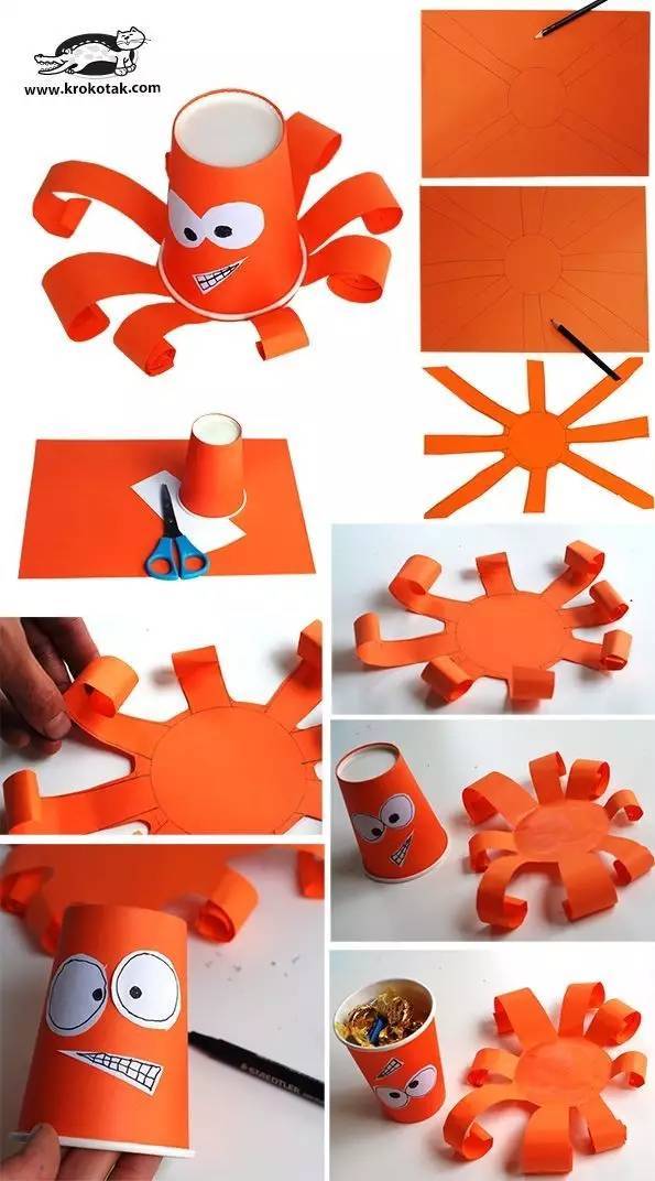 幼儿园纸杯创意手工制作