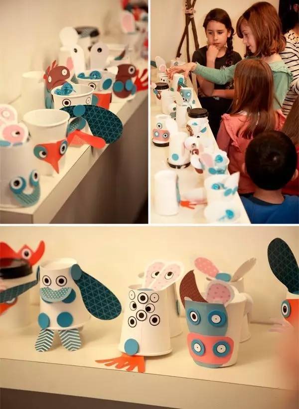 幼儿园纸杯创意手工制作