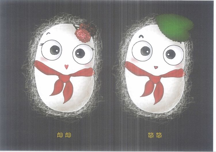 红领巾形象卡通设计案例