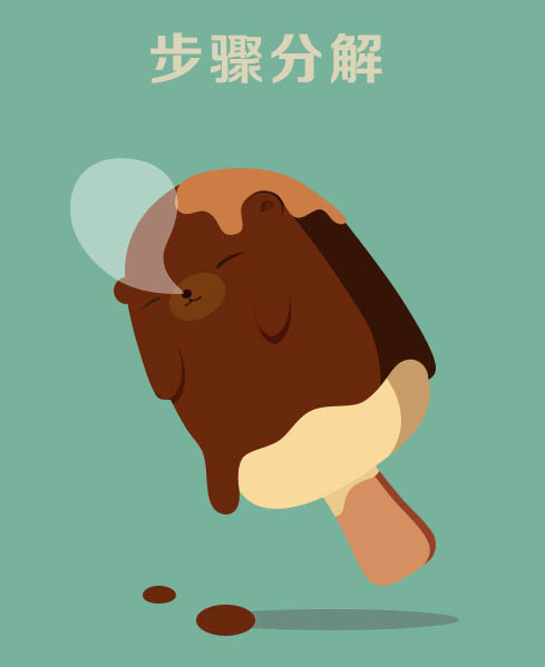鼠绘卡通冰激凌形象设计