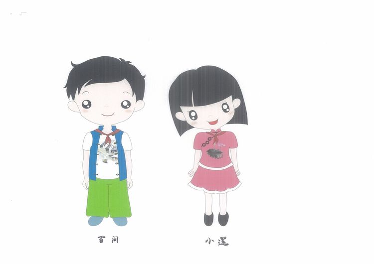 红领巾形象卡通设计案例