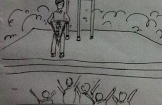 同学会沙画制作视频